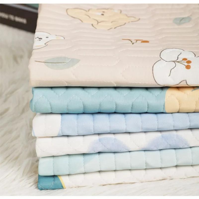 Водонепроницаемый моющийся охлаждающий коврик для собак Экстра большой Летний Питомник Латексный Матрас Протектор для кровати Дышащий Подгузник Для собак S/M/L Кошка
