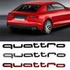 For Hot Quattro Car Rear Trunk Badge Sticker A3 A5 A6 A4 A1 A2 B6 B5 B2 B7 Q5 Q3 Q2 S3 S5 S6 RS3 RS6 RS7 RS4 RS5 Emblem Decal