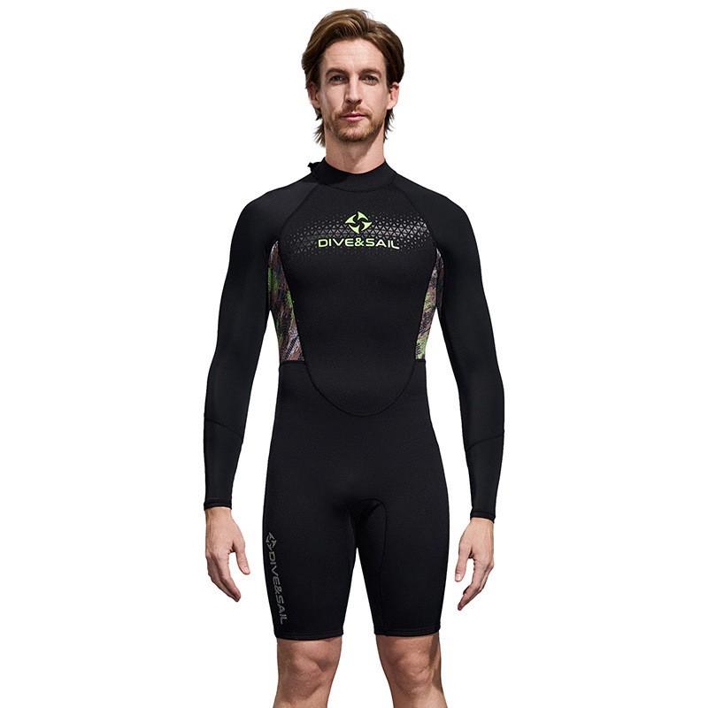 1.5mm Neoprene Full-Body Wetsuit Men Women Warmth Protection Snorkeling Surfing Swimming Diving