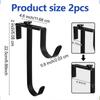 2x Pool Pole Hangers Hooks for Poles Heavy Duty Rustproof Hanging Pools Equipment