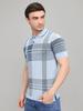 Monte Carlo Men Smart Fit Light Blue Tshirt