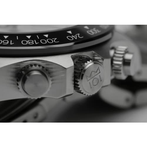 [HYAKUICHI 101] Hyakuichi Diver's Chronograph Watch Men's Watch 20 ATM Water Resistant Date Quartz Ceramic Bezel SIB