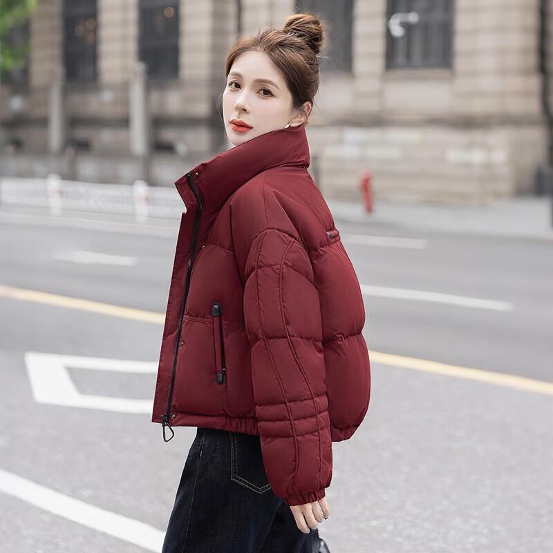 Женская зимняя куртка Sibarite 2025 года с воротником-стойкой, свободного кроя, с 90% пуха