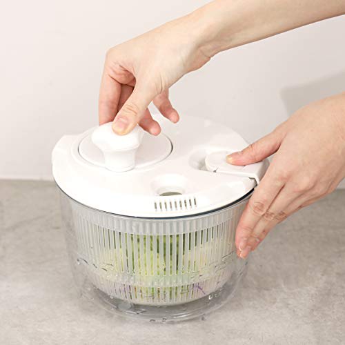 Pearl Metal Salad Spinner, Vegetable Drainer, Petit chef Jr C-750