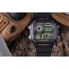 Casio Серия для молодежи Квадратный циферблат Цифровые Ретро Десятилетняя батарея Маленький квадратный Электронные 100-метровая водозащита Электронный механизм Ремешок из смолы AE-1200WH-1B