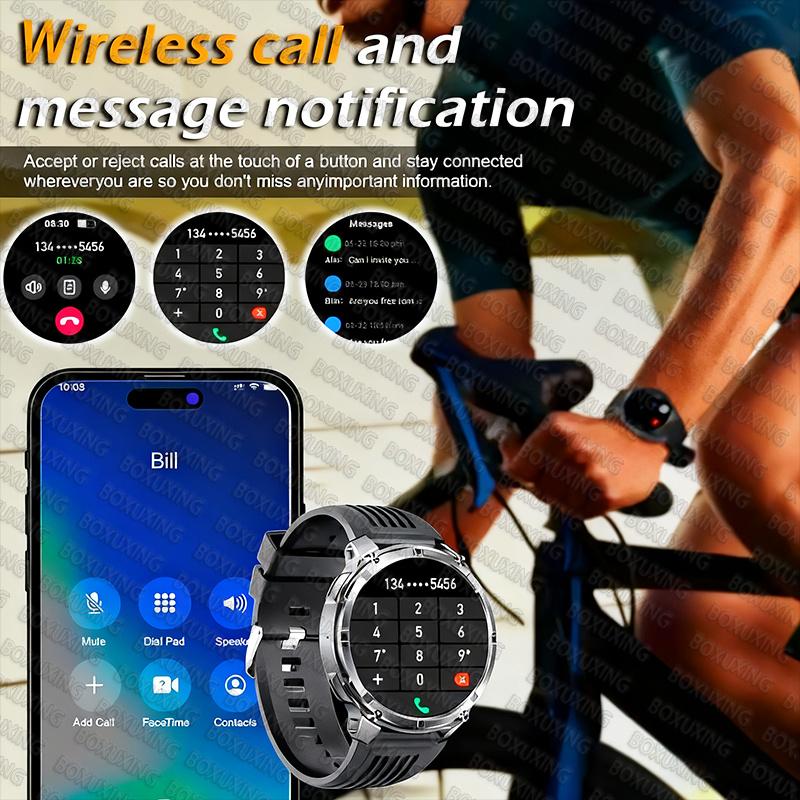Новые Смарт-часы T-REX3 1100 мАч, 10ATM Водонепроницаемые, GPS, Bluetooth-звонки, 1,7-дюймовый AMOLED HD, Спортивные, Фонарик, Умные Часы для Мужчин