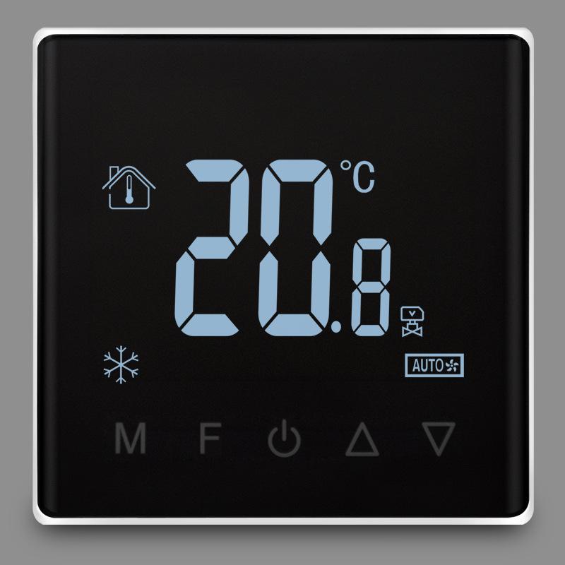 Умный термостат для кондиционера и панель дистанционного управления фанкойлом Tuya Zigbee WiFi