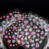 30 летние красочные цветочные наклейки для ногтей 3D розы самоклеящиеся самоклеящиеся наклейки для ногтей дизайн DIY дизайн ногтей подвески украшения
