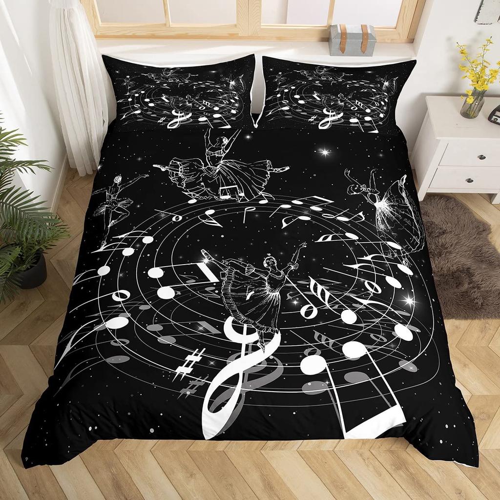 Комплект постельного белья для балета «Лебединое озеро», одеяло для танцев, покрывало для детей, мальчиков и девочек, балерин, крупный план, пододеяльник, покрывало для танцев