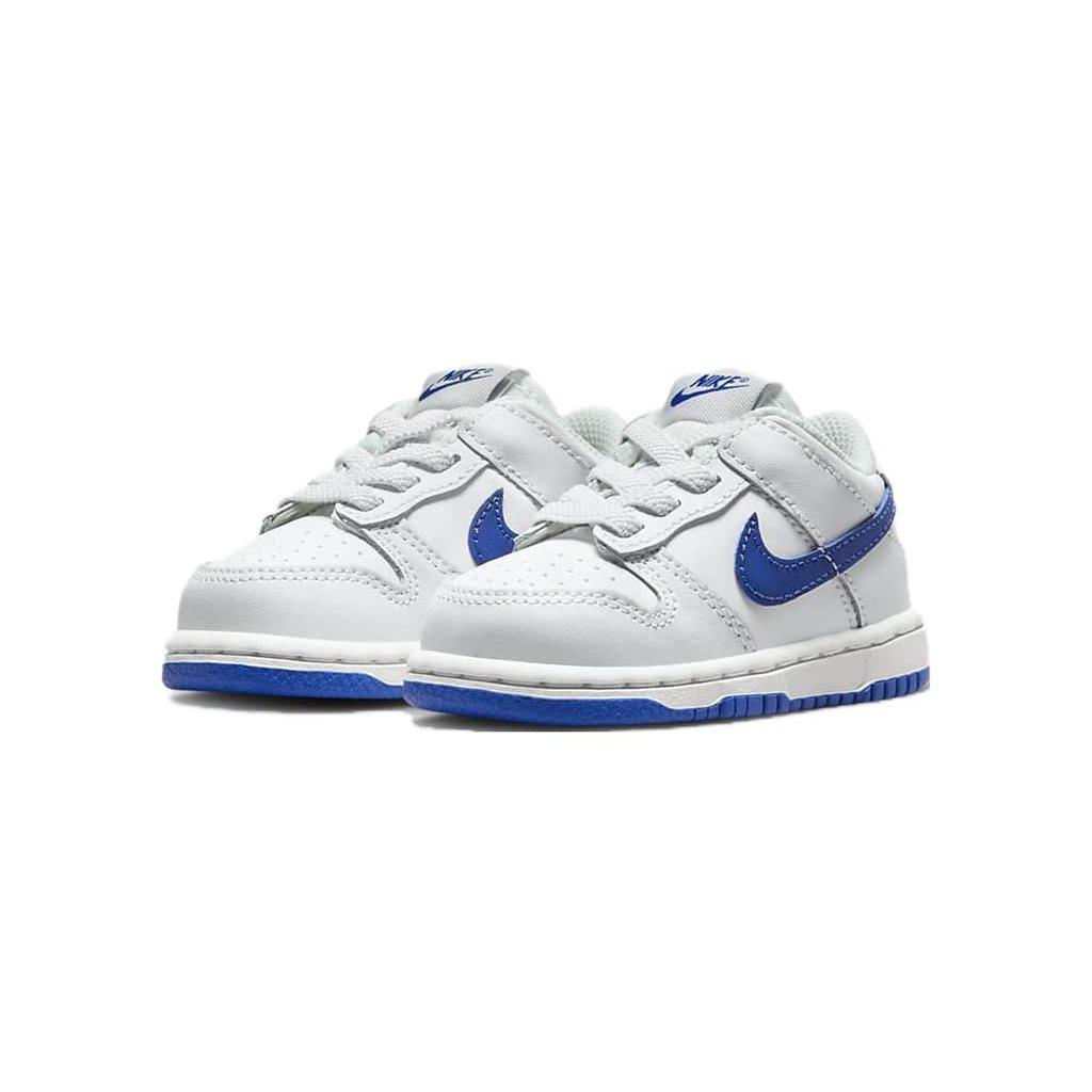 Nike Белые детские кроссовки Dunk Low TD Summit Hyper Royal DH9761-105