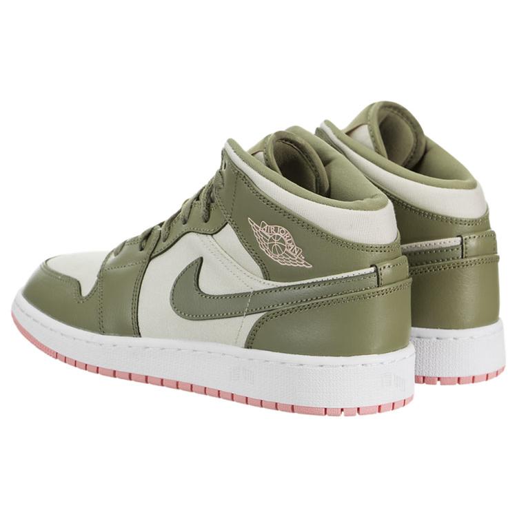 Air Jordan 1 Mid Bleached Coral Gs 555112-225