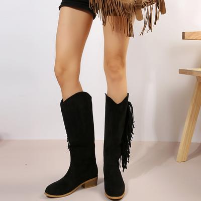 Ботильоны-чулки из замши большого размера, женская новая универсальная модель с острым носком и низким каблуком