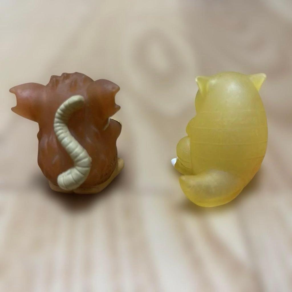Pokemon Kids Clear Finger Puppet Figure Set of 11 Surfing Pikachu Gengar Bandai