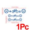 Эмодзи Наклейки на Велосипед Наклейки Велоспорт Велосипед MTB Виниловые Наклейки Дорожный Рама Верхняя Труба Декор Баланс эмодзи Графическая Пленка