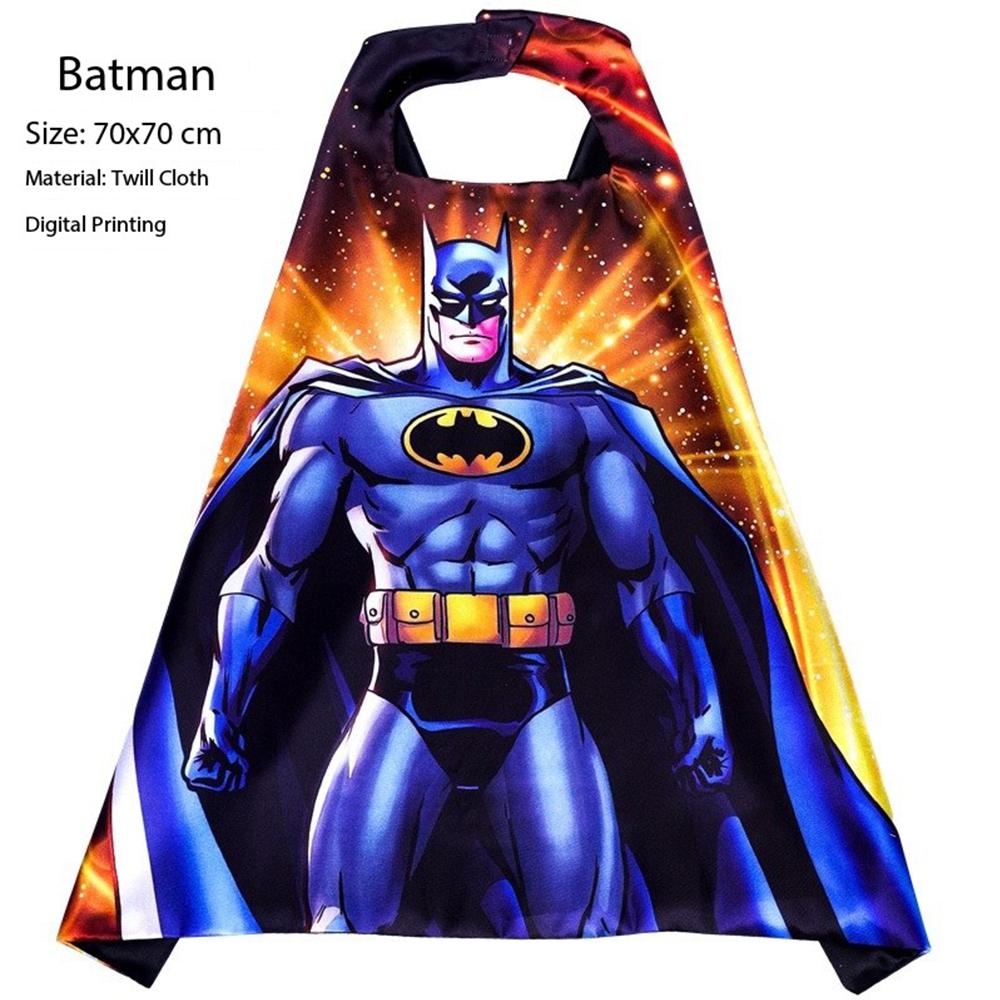 Super Hero Cloak Birthday Stage Cosplay Costumes Masquerade Mask Cloak Set Hulk Thor Cape Halloween Birthday Party Gift