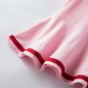Летнее платье с коротким рукавом для девочек Hello Kitty - Новый стиль, Чистый хлопок, Легкая юбка
