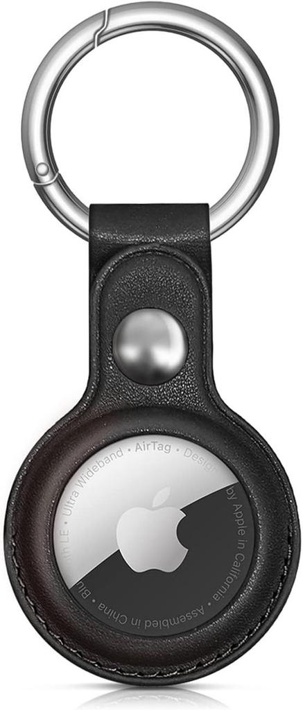 Etui do lokalizatora Apple AirTag z ekoskóry - czarne