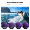 Concept ND Filter Kit for Osmo Action Neutral Density Lens Lens AGC Optical High Protective Nano Easy Installation K&F (ND8+ND16+ND32+ND64) 5Pro/4/3,