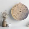 Yousheng Days of The Week Pendant Wooden Wheel of The Week Wall Decoration Rustic Yesterday Today Tomorrow Hanging Decor for Home Office