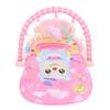 Baby Gym Play Mat Baby Activity Gym Mat with Music Tummy Time Padded Toy Baby Play Mat Gift Pink