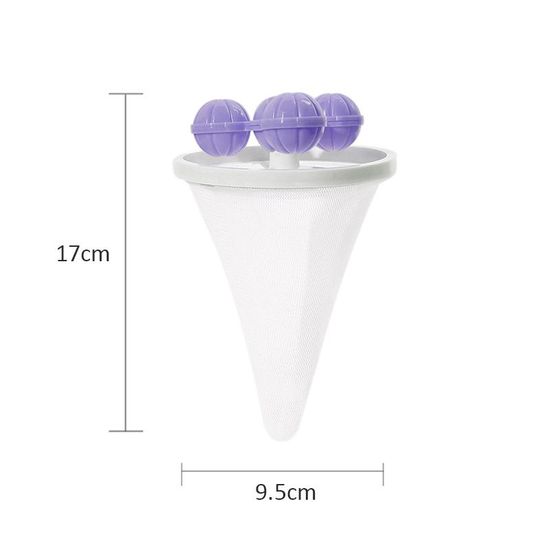 Reusable Washing Machine Hair Filter Floating Hair Filtering Pet Fur Hair Removal Catcher Mesh Dirty Collection Cleaning Balls