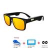 Bone Conduction Wireless Bluetooth 5.0 Smart Glasses Stereo Headset Polarized Sunglasses Can Be Matched With Prescription Lens
