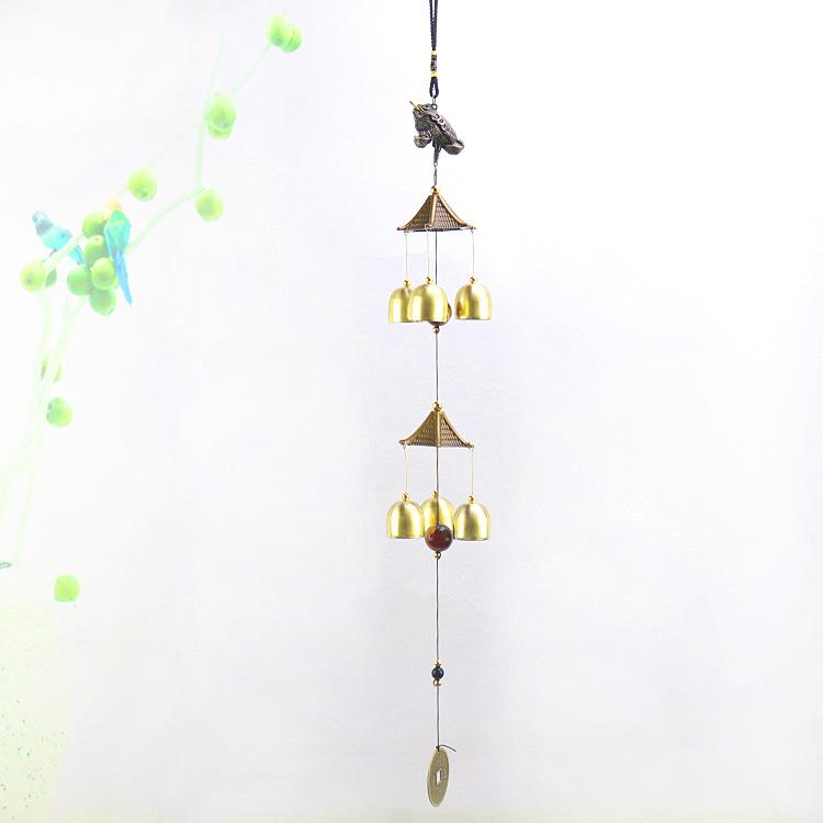 Старинные китайские литые ветряные колокольчики: Подвеска-колокольчик из меди для домашнего декора и подарков