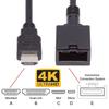 Cablecc HDMI Female на 4K Male Видео и Аудио Автомобильные Разъемы Тип 1.4 Type-E Type-A Кабель, 50 см,