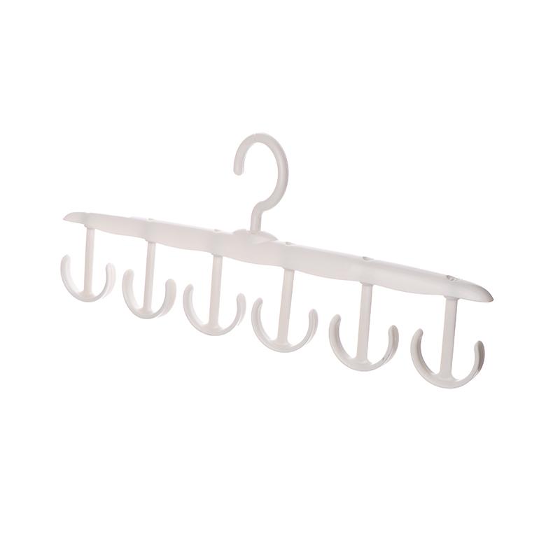 Вешалка для бюстгальтера для шкафа, вращающаяся на 360°, многофункциональная стойка с крючком для рубашки, шляпы, поясной сумки, экономящая место, стойка для хранения жилета