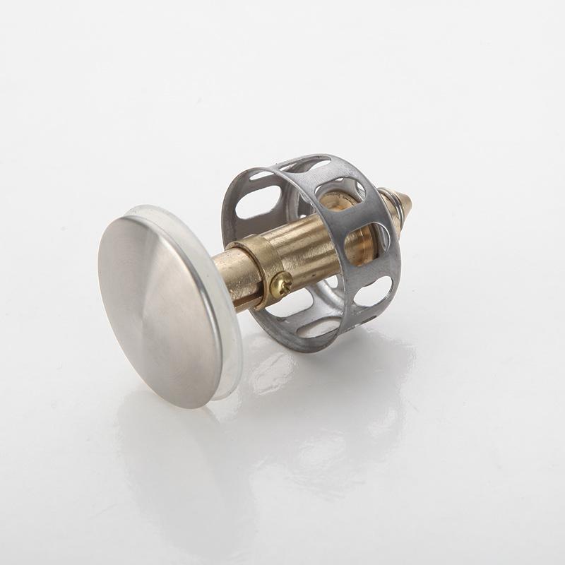 Basin Drains Universal Metal Filter Valve Pop-up Drainer Waster Stopper Bathtub Strainer Plug Hair Catchers Bathroom Accessories
