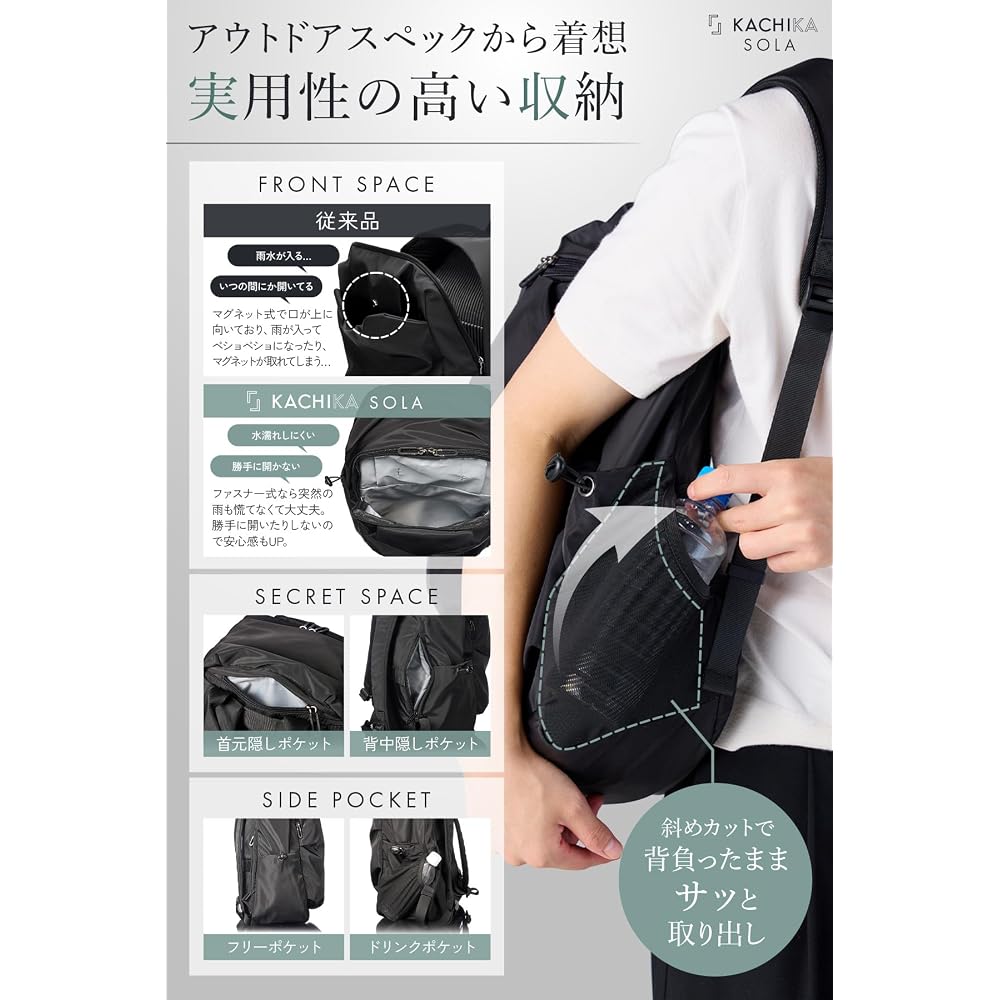 Backpack for Men and Women - Hiking Backpack (Exhibited at World Expo) - Stylish, Waterproof,