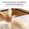 Airtight Food Storage Box Clear Plastic Fresh Keeper Box Pasta Storage Container  Kitchen