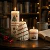 Holiday Crafting Accessories Christmas Candle Transfer Stickers, DIY Craft Supplies, Waterproof Paper Decorative Decals for Making And Festive