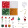 Letter Beads Kit Metal Christmas Charms Kit Christmas Diy Jewelry Kit Glass Bracelet Necklace Beads For Christmas Craft Parent