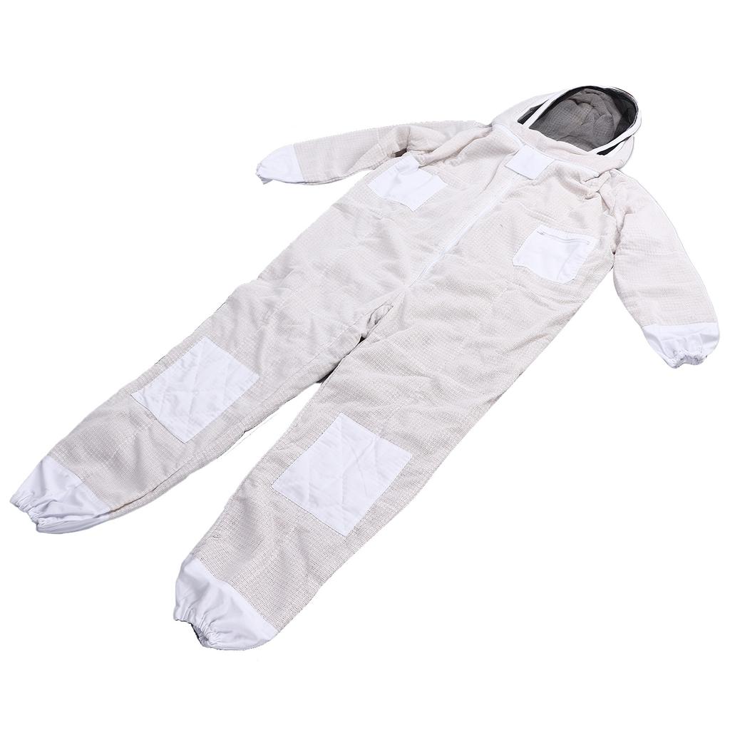 Professional Siamese Bee Suit Zipper 3 Layer Net Space Suit Ventilated Bee Suit for BeekeeperXXL