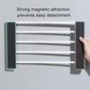 Magnetic Folding Storage Rack Wall-mounted Towel Organizer Shelf Magnetic Storage Caddy