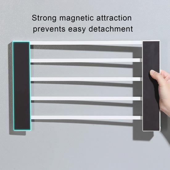 Магнитная складная стойка для хранения Настенный органайзер для полотенец Полка Магнитный органайзер для хранения