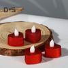 12Pcs Flickering Flameless Candle Lights Battery Operated LED Tea Light Realistic Wicks Light Decoration for Home Table Decor