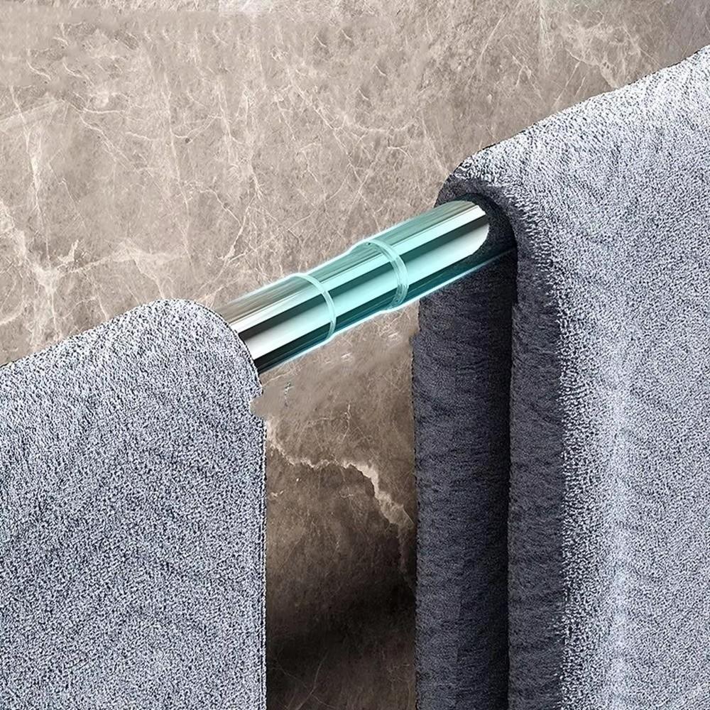 Suction Cup Towel Rack Stainless Steel Bath Holder Gifts Kitchen Bathroom Towel Rod