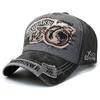 Unisex Washed Cotton Vintage Cap SHARKS Embroidery Baseball Cap Men And Women Outdoor Sports Hats