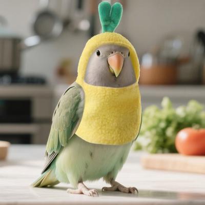 Худи Желтые Птицы Костюм Косплей Попугая Форма Ананаса Летный Костюм для Жако Волнистого Попугайчика Кореллы Конура Волнистого Попугайчика