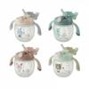 Соломенная чашка Lock&Lock Strap Infant Petite Friends, 300 мл, синяя (ABF790BLU), 1 шт.