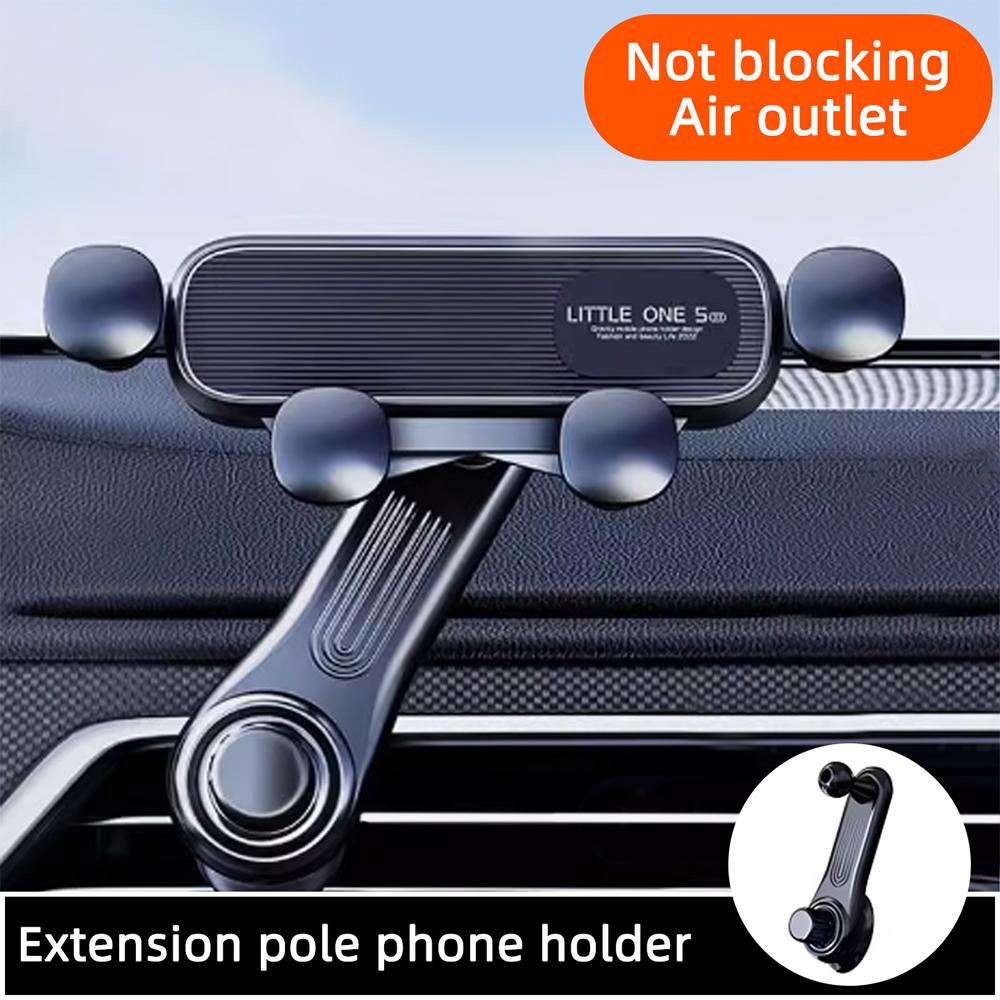 Вращающийся на 360° автомобильный держатель для телефона, гравитационный зажим для воздуховода, подставка для мобильного телефона в автомобиле, поддержка GPS для мобильного телефона