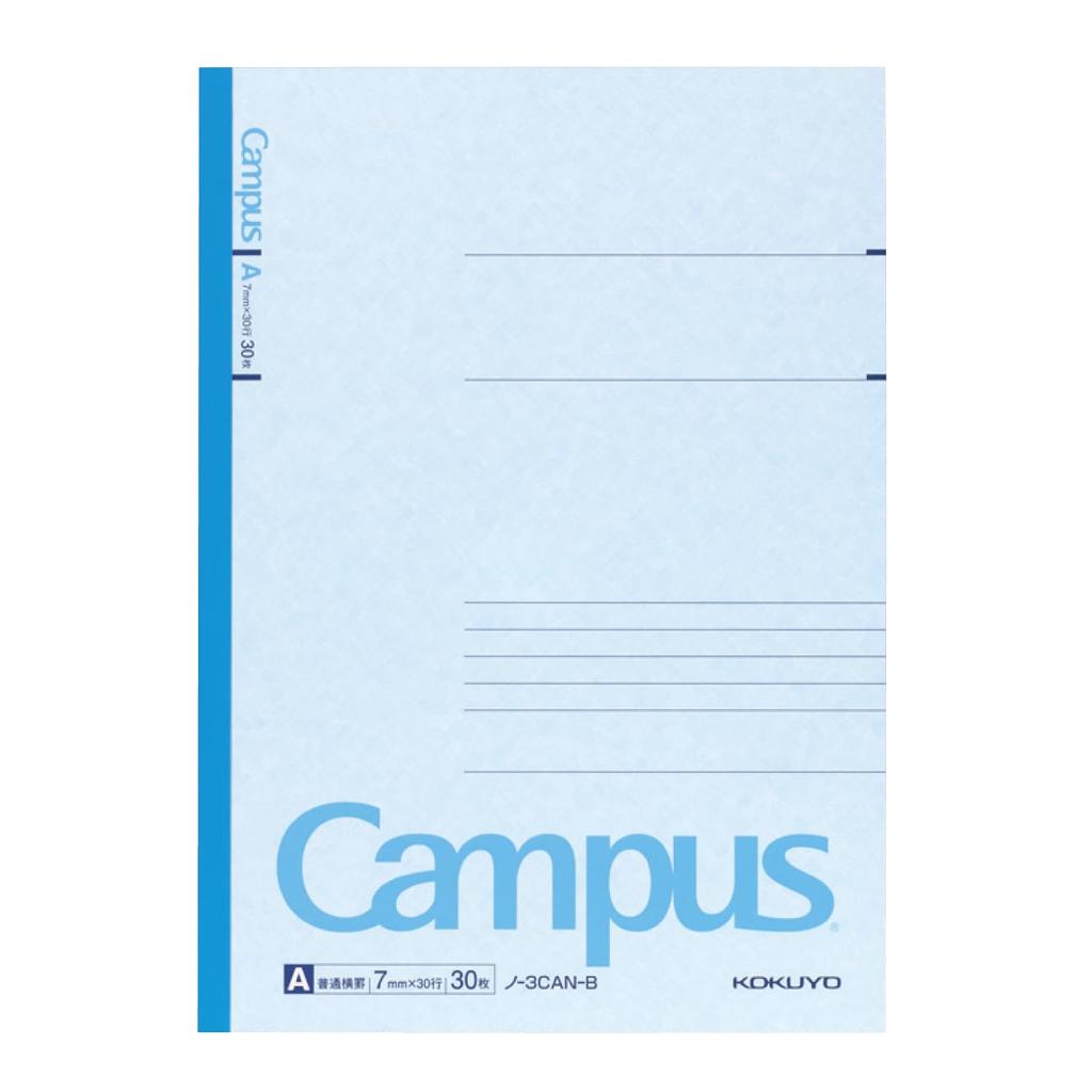 KOKUYO Campus Notebook 5 Assorted B5 30 Pages 5-Pack, Colors, Size, Ruled, (NO-3CANX5)