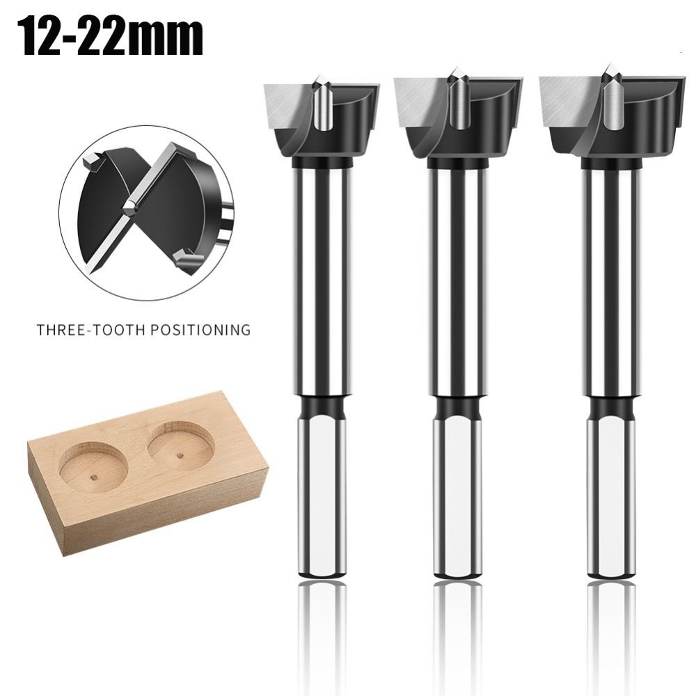 12-22mm Drill Bit Tungsten Carbide Hole Saw Cutter New Hinge Boring Bit