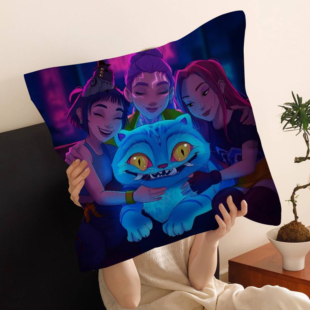 Op-Мультфильм K-Pop Охотники на демонов Кленовый дизайн Наволочка Счастливый осенний урожай декор Праздничный декор Наволочка