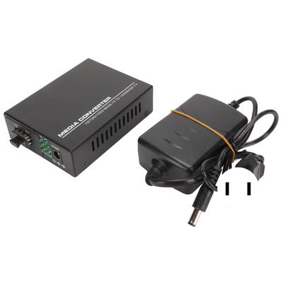 Оптоволоконный медиаконвертер Gigabit 1 оптический порт 4 электрических порта До 25 км порт RJ45 Fiber