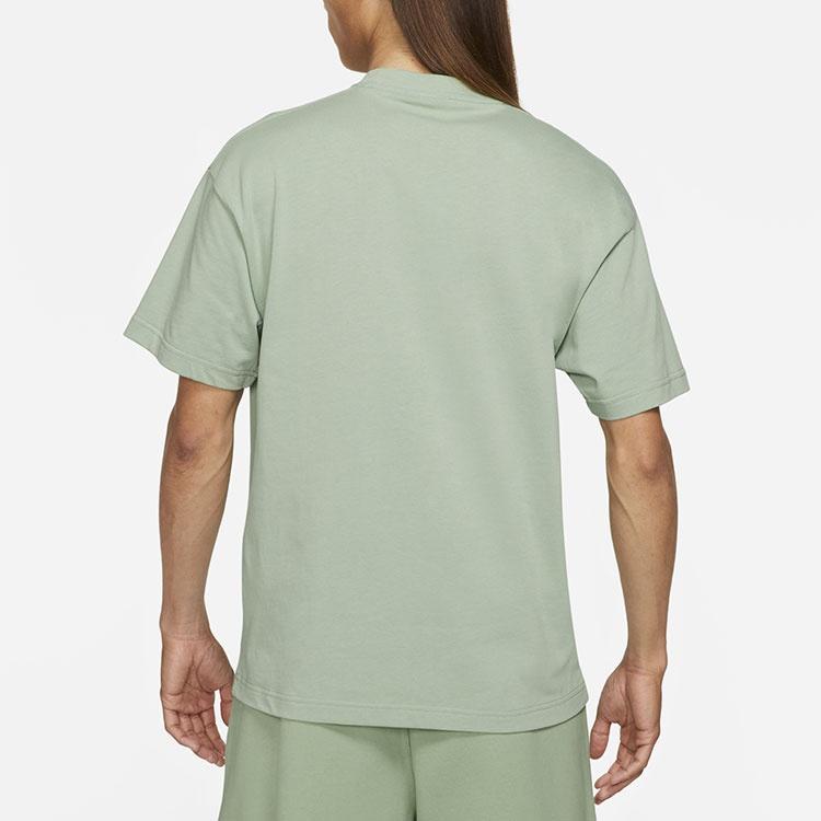 Men's Nike Lab Solo Swoosh Basic Sports Short Sleeve Light Green T-Shirt DA0321-006