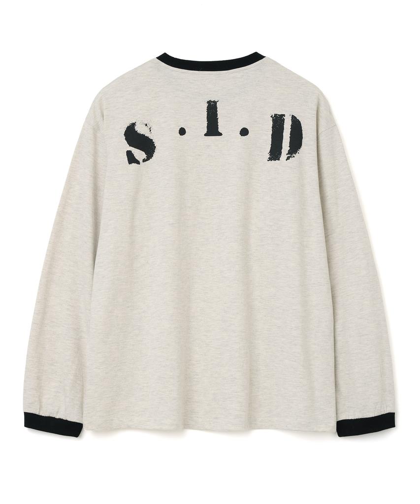 MILLO ARCHIVE S.I.D Ringer Long Sleeve T-Shirt [Oatmeal]