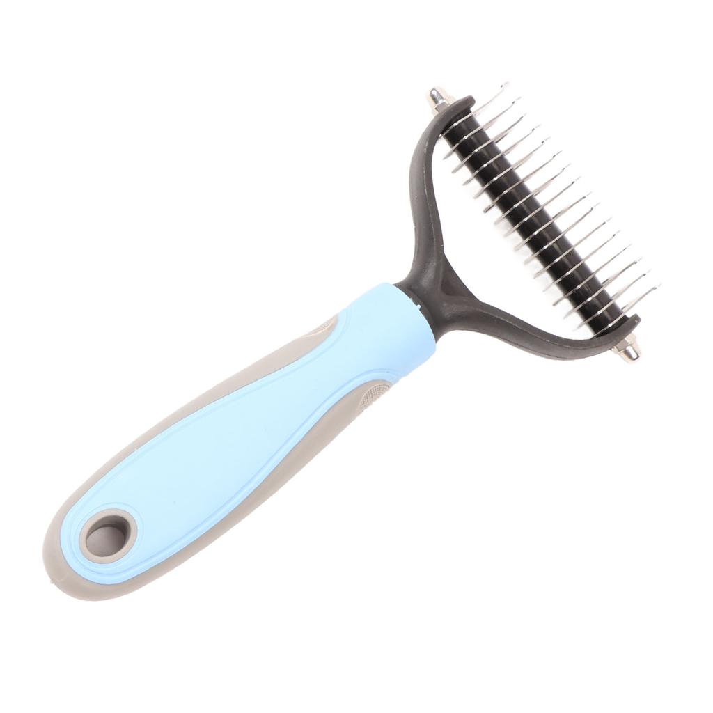 Щетка для груминга питомцев Двусторонняя щетка для линьки питомцев Удаляет спутанную шерсть Распутывающая расческа для питомцев для Голден